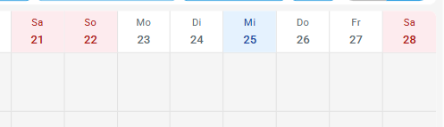 weekend and current day highlight