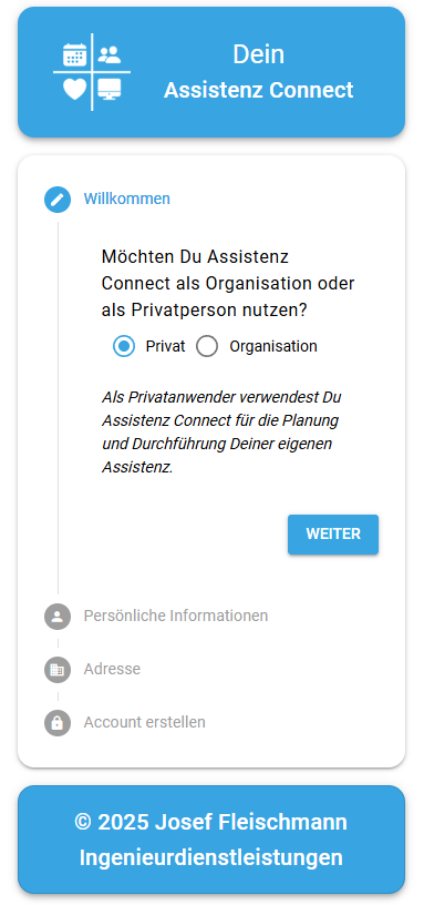 Registrierungsformular